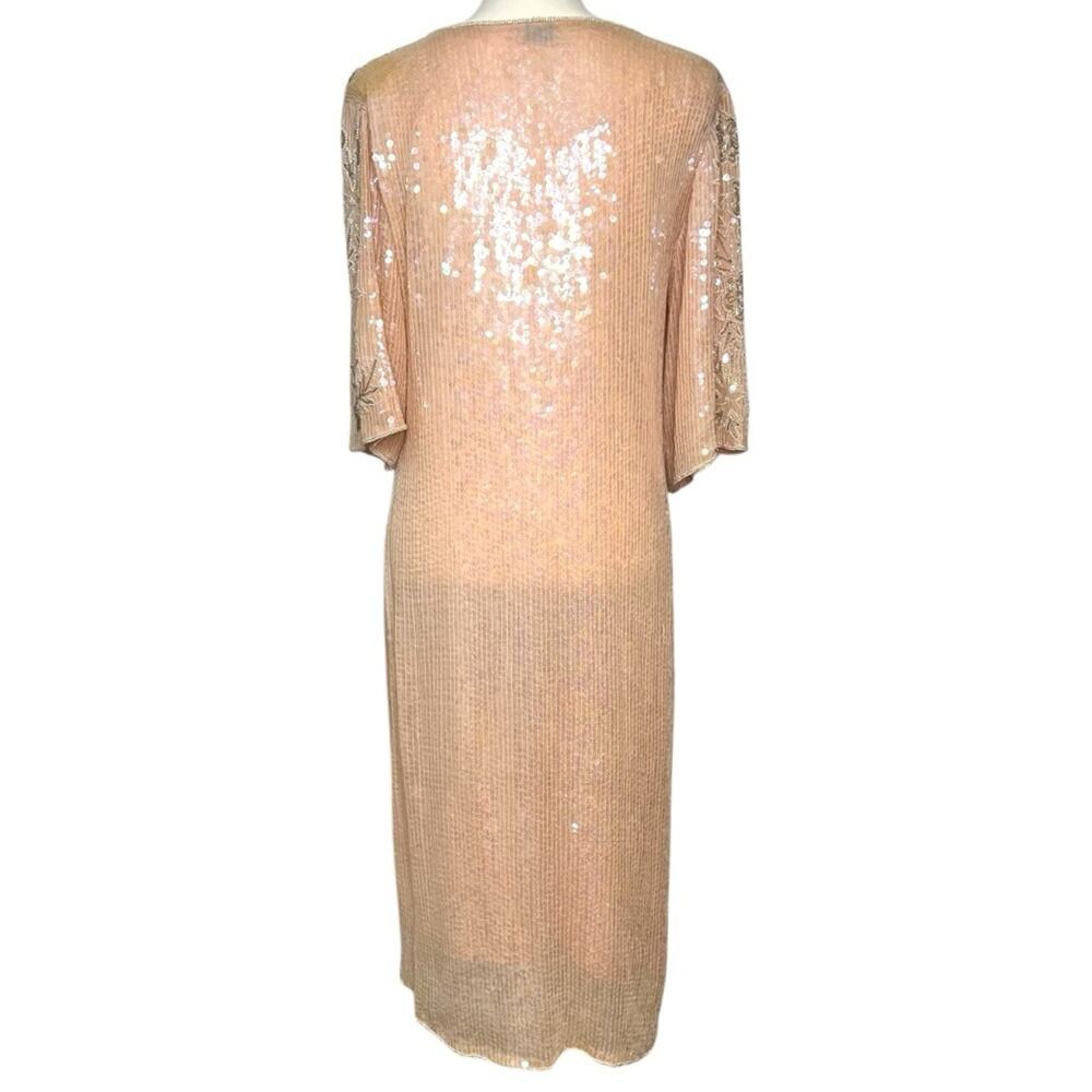 Vintage Cheryl’s Winners Sequin and Beaded Women’s Dress Size vintage Medium - Picture 3 of 11